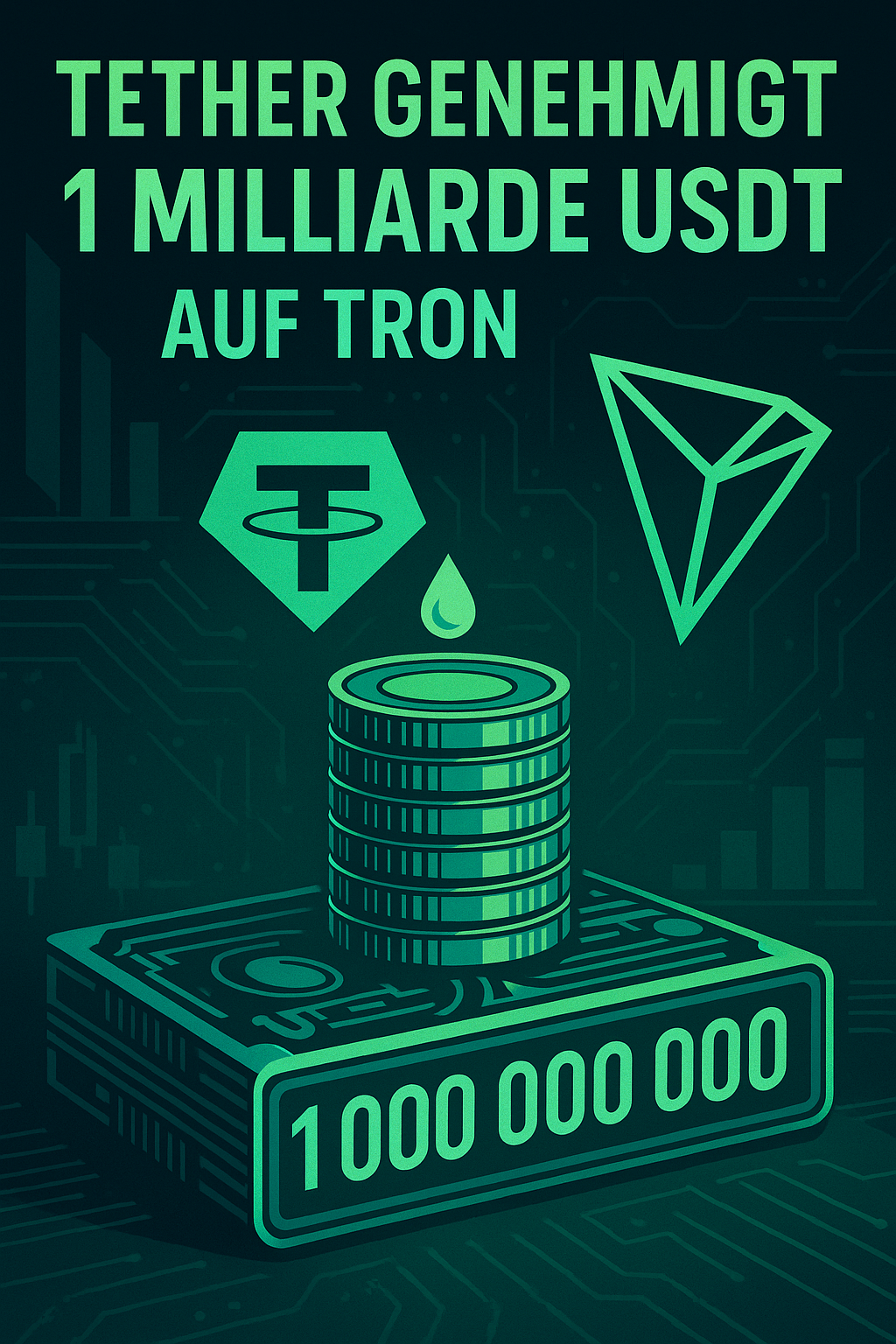 Tether genehmigt 1 Milliarde